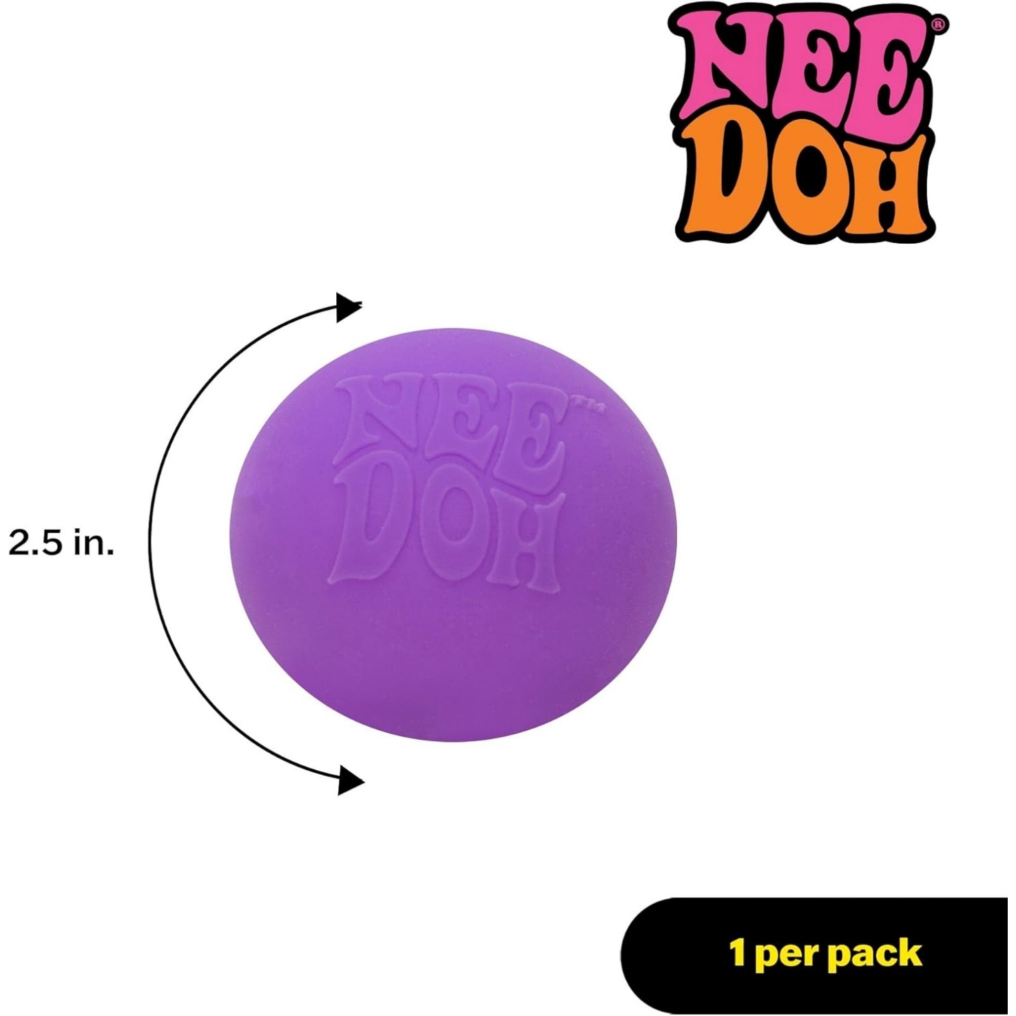 NeeDoh Original Sensory Ball – Purple - Image 5