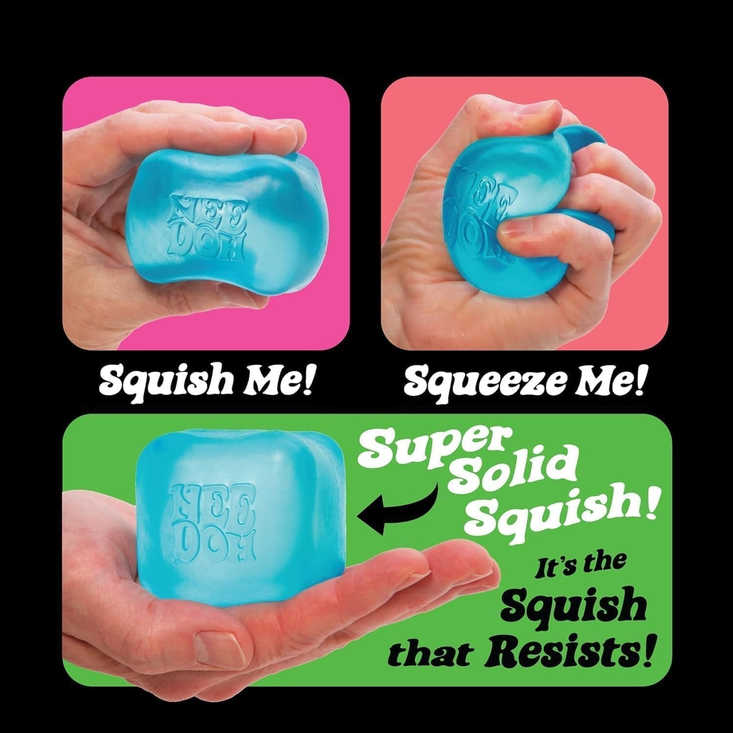 NeeDoh Nice Cube – Solid Squish – 2.25" Cube - Image 5